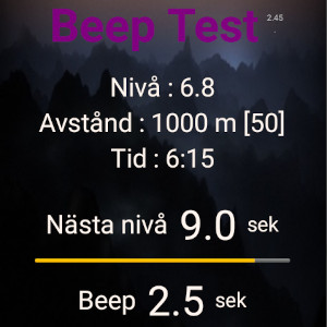 Beep-test-app til Android