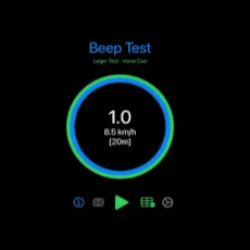 Beep Test Leger, app til iOS